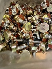 50 Ohm 5 Watt POTENTIOMETER (Lot of 1 or 100) Vintage