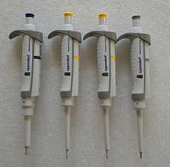 Eppendorf Research Plus Pipettes 1000 100 20 & 10 uL: Calibrated, New Seal