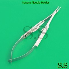 Katena Needle Holder With Lock Curved 5″