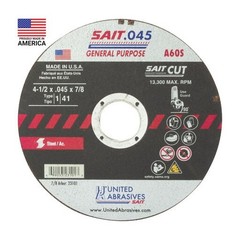 United abrasives 23101 4-1/2″ x .045″ x 7/8″ A60S Metal Cut-Off Wheel (50Pack)