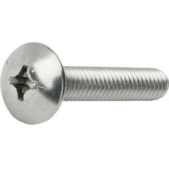 8-32 Phillips Truss Head Machine Screws Stainless Steel Wide All Lengths and Qty