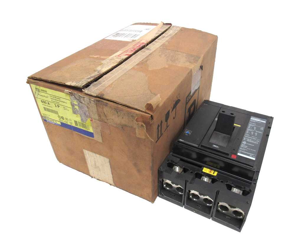 NEW SQUARE D MGL36600 POWERPACT CIRCUIT BREAKER 600A 3P 600V
