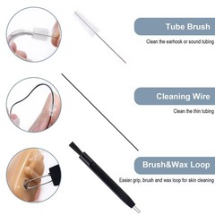 20PCS Hearing Aid Cleaning Kit Tools,Hearing Aids Cleaner