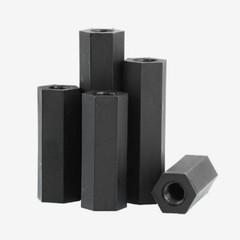 M2 M2.5 M3 M4 Black Nylon Plastic Hex Spacer Standoff Pillar Female Screws