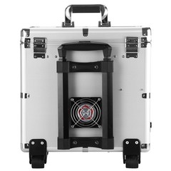 Portable Dental Mobile Delivery Unit Cart Air Compressor Suction System 4Hole