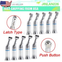 Dental Slow Low Speed Handpiece E-type Push Button/ Latch Contra Angle NSK Style