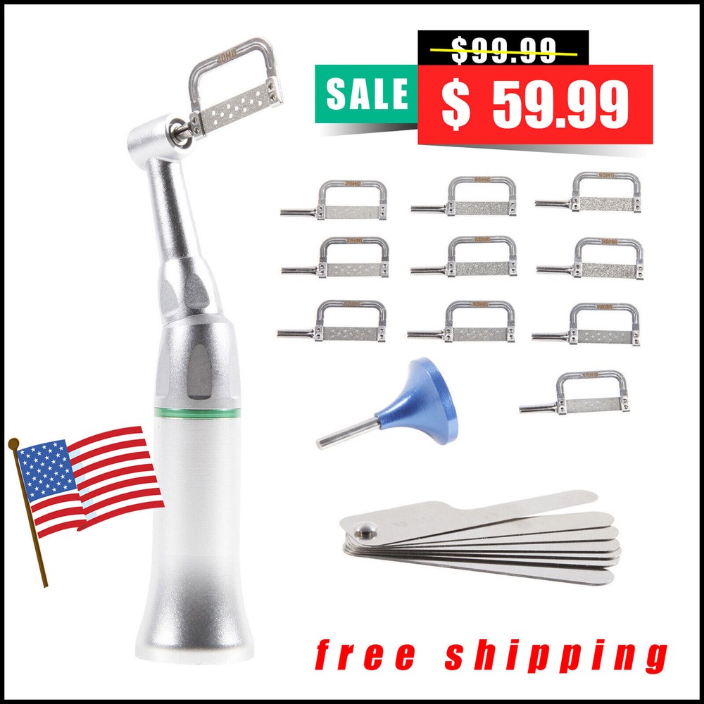 Dental IPR 4:1 Reduction Interproximal Stripping Contra Angle Handpiece