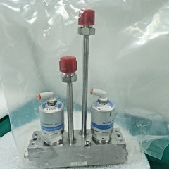 Fujikin C No. 591746 2xO.P. 0.5~0.6 MPa, Type N.O. Valve Assy,Used,Japan+97337