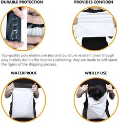 Ultra Heavy Duty 5MIL Poly Mailers Shipping Mailing Poly Bags 14.5in X 19in