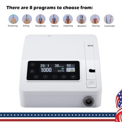 Mini Dental Implant System Motor Surgical Brushless Motor+20:1 Contra Angle LED