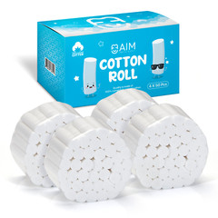 200 Dental Gauze Cotton Rolls 1-1/2″ x 3/8″, (#2 Medium), Kids Nose Plugs Bleed