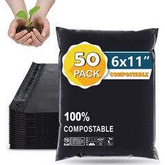 Compostable Mailers Bags 6x11inch with Self-sealing Strip Eco Friendly Shippi…