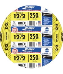 250 ft. 12/2 Solid Romex SIMpull CU NM-B W/G Wire