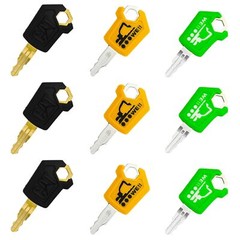 New 9PCS CAT Caterpillar 5P-8500 Heavy Equipment Ignition Keys 5P8500 Excavator