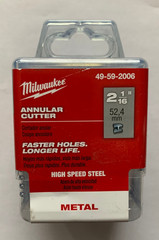 New Milwaukee 49-59-2006 Annular Cutter 2-1/16″ X 1″ – Made in Germany
