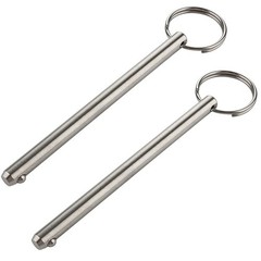 2 Pack Quick Release Pin, Diameter 5/16″(8mm), Overall Length 4.72″(120mm), U…