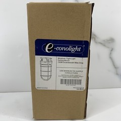 Econolight 150w Industrial Moisture Tight Light Ceiling Mount Incandescent Gray