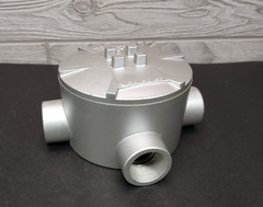 RED DOT GAX-2 HAZARDOUS LOCATION OUTLET BOX 4- WAY 3/4″
