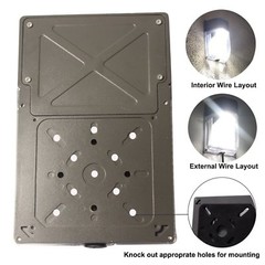 2-PACK Outdoor LED Wall Pack 26Watt 5000K Waterproof with dusk to Dawn Sensor