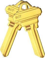 50PCS SC1 KEY BLANKS FOR LOCKSMITH FITS SC1KSET BRASS FINISH SC1 KEY BLANK