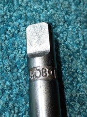 Eclipse 7/16-20 SAE J1926-1 # -4 Hydraulic Port Tool 3.5″ OAL 1/2″ SHK 408-1304