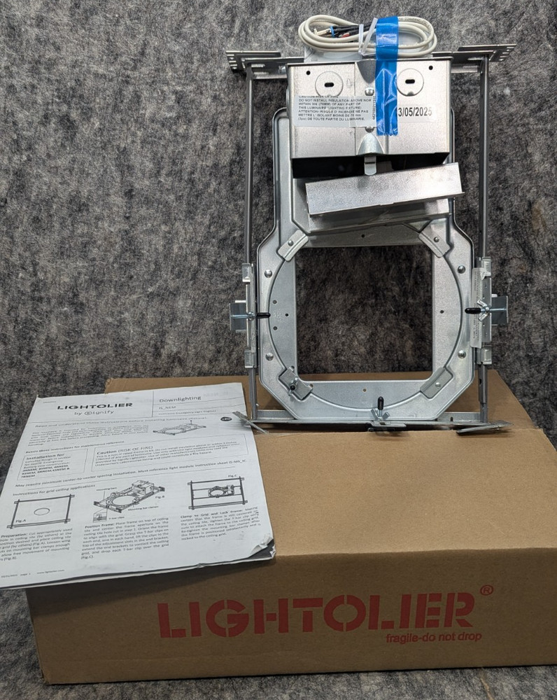 Signify Lightolier IS_NEM 4″x4″ Downlight Square LED Frame w/ LED Driver