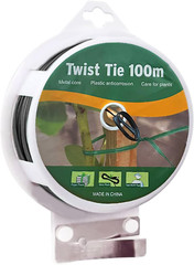 Twist Tie 328 Feet 100M Black Cable Ties with Cutter Black Twist Ties