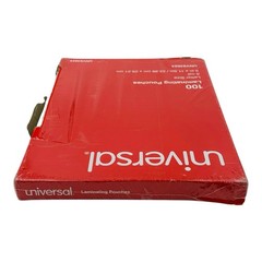 100 Count Universal Letter Size Laminating Pouches 5 mil Gloss Clear