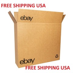 eBay-Branded Boxes With Black Color Logo 14″ x 3.5″ x 12″ FREE SHIPPING USA
