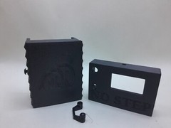 Meshtastic Heltec V3 node case only Holds 2000mah battery 3D printed BLACK