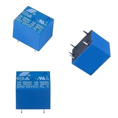 12Pcs 5V DC Mini Power Relay Auto PCB 5 Pins DC Power Relay PCB Mount Electric f