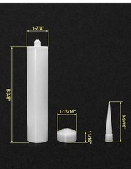 300ML Empty Caulk Tube 10 oz Reusable Plastic Cartridge 10 Pack