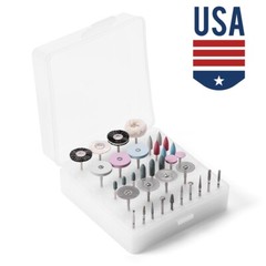 35Pcs Dental Lab Polishing Kit For Ceramics Porcelain HP 2.35mm Handpiece Burs