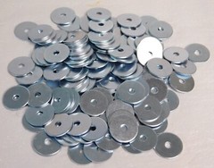 (132 – Pieces) Fender Washer Zinc-Plated 1/8″ x 3/4″ Bulldog Hardware