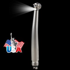NSK Style Dental Fiber Optic LED E-generator High Speed Handpiece Turbine 4 HOLE