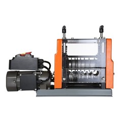 Efficient Motorized Wire Stripping Tool with Depth Gauge for Copper Recycling