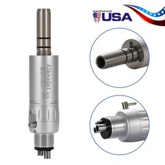 1-10 ASkeadnt Dental Slow Speed Motor Air Motor 4 Hole E-Type Micromotor