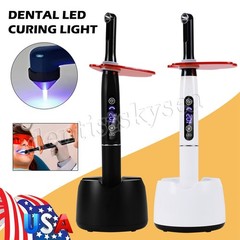 Dental Wireless Cordless LED Curing Light 1 Second Resin Cure Lamp 4 Mode 2500mw