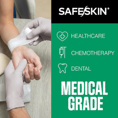 Nitrile Exam Gloves Disposable – 3.5 Mil, Gray, Powder Free Gloves for Medical,