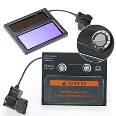 New Solar Welding Auto Darkening Welder Lens Filter Helmet Len+Protortion Sheet