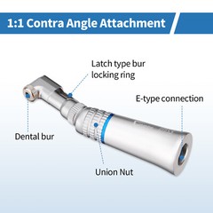 10x Dental Contra Angle Latch E-Type Push Button 4Holes Low Slow Speed Handpiece
