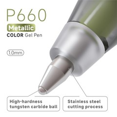 Metallic Pens Acrylic Paint 48 Colors,1.0mm Medium Point Glitter Pens,Waterpr…