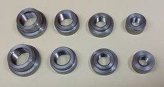 1/2″ 3/8, 1/4, 1/8 NPT Weld Bungs STEEL 2 PCS EACH 8 PCS TOTAL MADE IN THE USA