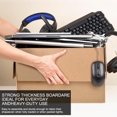 Packs 2 in shipping cartons, 23x20x16 inches, suitable for moving and mailing.