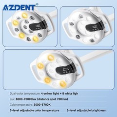 8 Types Dental LED Lamp Oral Light For Unit Chair adjustable Induction Sensor