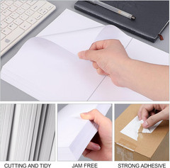 1000 Premium 8.5″ X 5.5″ Half Sheet Self Adhesive Shipping Labels