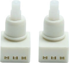 2Pcs Interior Light Switch Replacement with 2 Bonus Map Dome LED Bulbs, Compatib