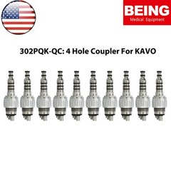 BEING Dental High Speed Fiber Optic Handpiece 4/6Hole Coupler Fit KaVo MULTIflex