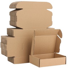 100 Pcs 6 X 4 X 1.6 Inches Shipping Boxes Corrugated Cardboard Boxes Mailing …