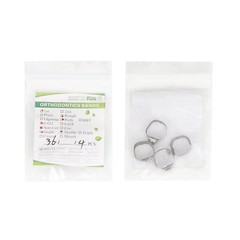4Pcs/Kit Dental Orthodontic Molar Buccal Tube Roth 022 1st U1L1 Bands #36 to #40